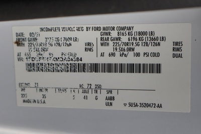 2021 Ford F-550SD XLT