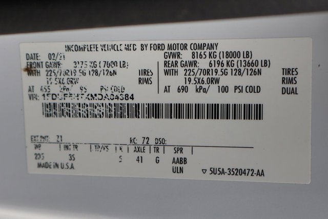 2021 Ford F-550SD XLT