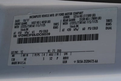 2018 Ford E-350SD Base