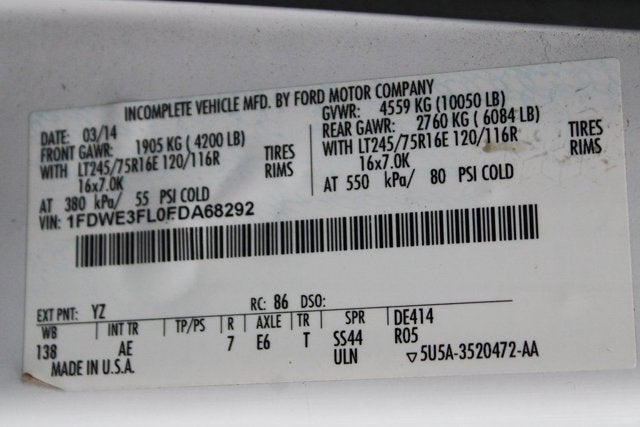 2014 Ford E-350SD Base