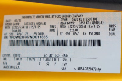 2022 Ford E-350SD Base