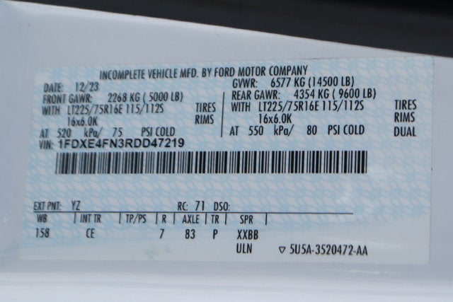 2024 Ford E-450SD Base