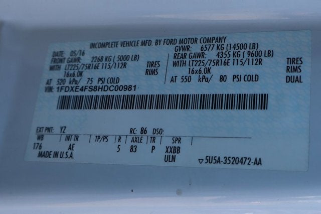 2017 Ford E-450SD Base