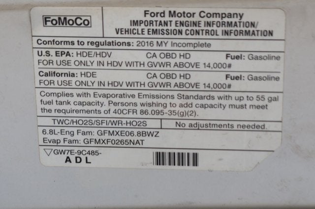 2016 Ford E-450SD Base