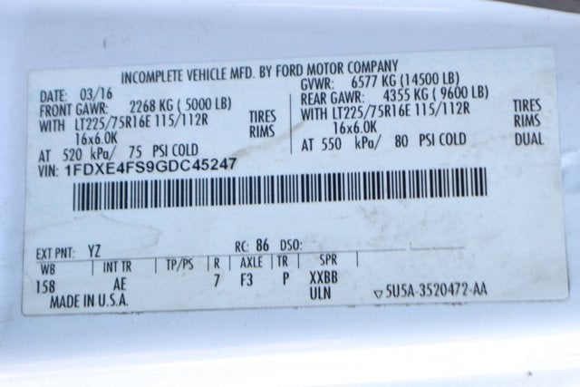 2016 Ford E-450SD Base