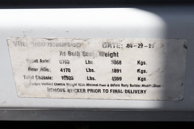 2022 Ford F-750SD Base