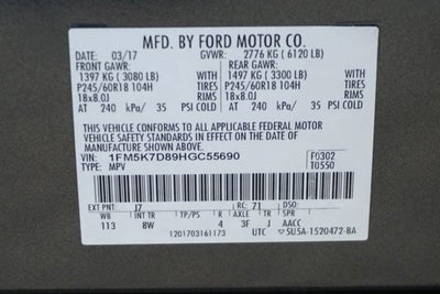 2017 Ford Explorer XLT