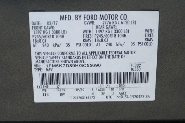 2017 Ford Explorer XLT