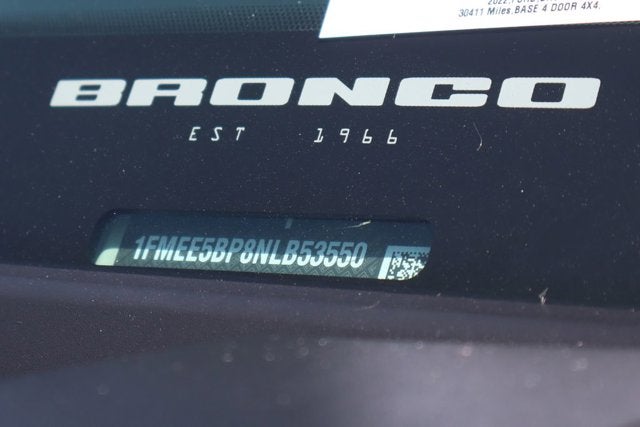 2022 Ford Bronco Base