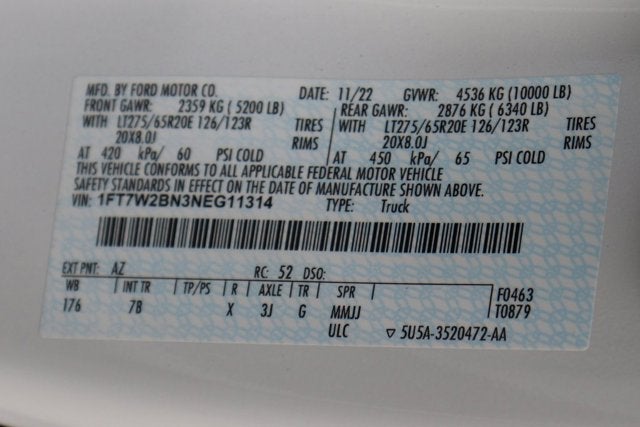 2022 Ford F-250SD Platinum