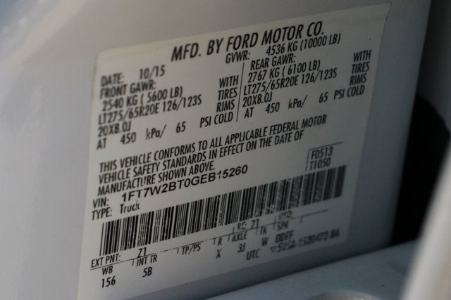 2016 Ford F-250SD Lariat