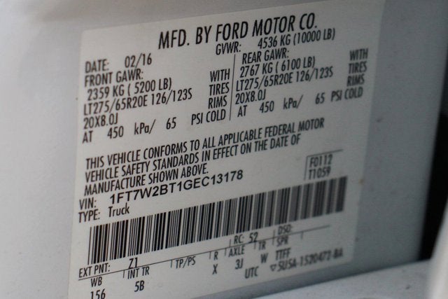 2016 Ford F-250SD Lariat