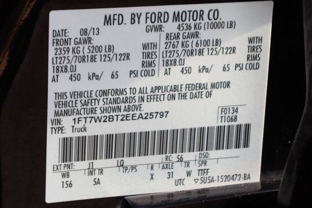 2014 Ford F-250SD Lariat