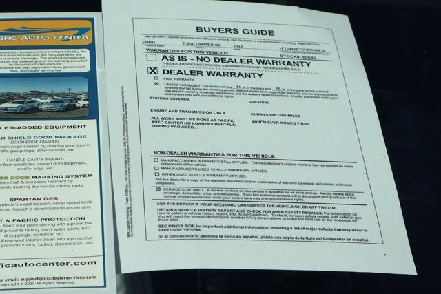 2022 Ford F-250SD Limited