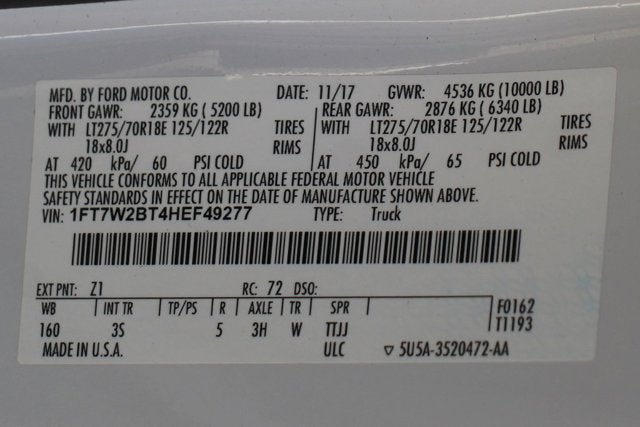 2017 Ford F-250SD XLT