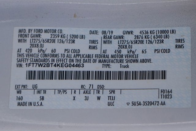 2019 Ford F-250SD Lariat