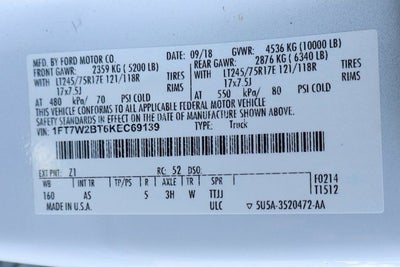 2019 Ford F-250SD XL