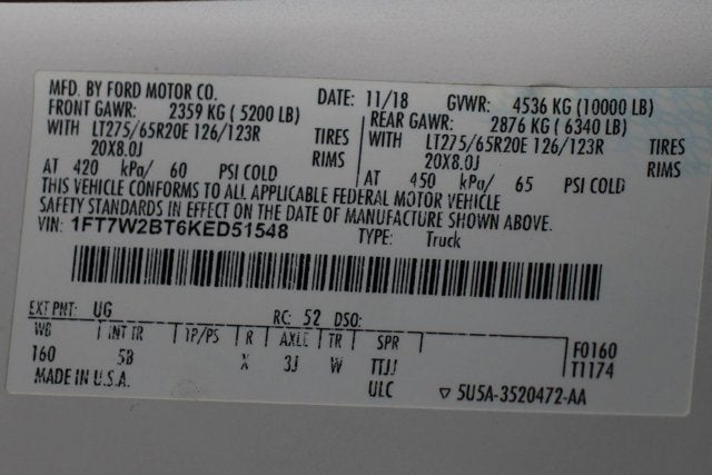 2019 Ford F-250SD Lariat