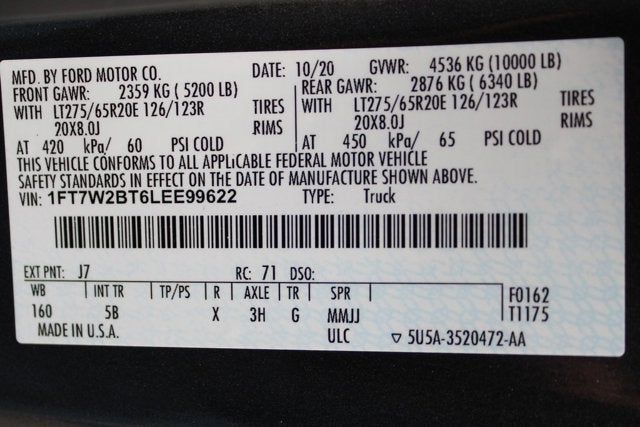 2020 Ford F-250SD Lariat