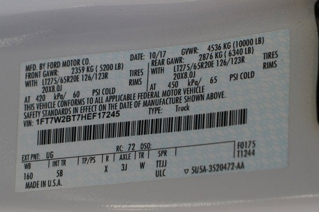 2017 Ford F-250SD Lariat