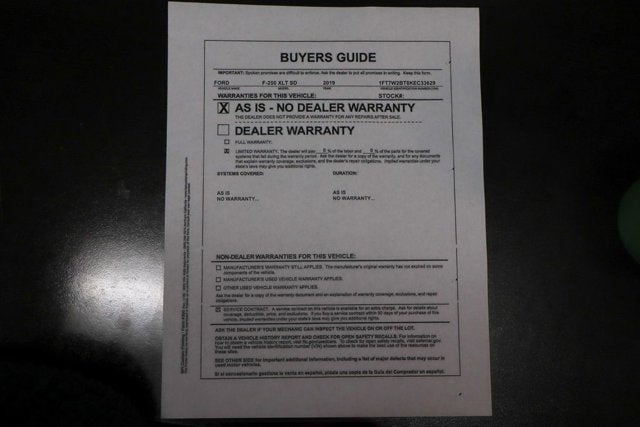 2019 Ford F-250SD XLT
