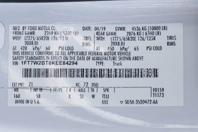 2019 Ford F-250SD Lariat