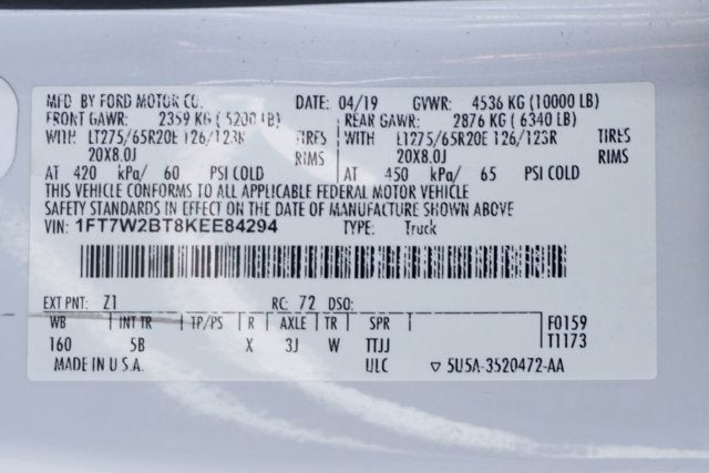 2019 Ford F-250SD Lariat