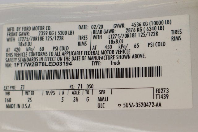 2020 Ford F-250SD XLT