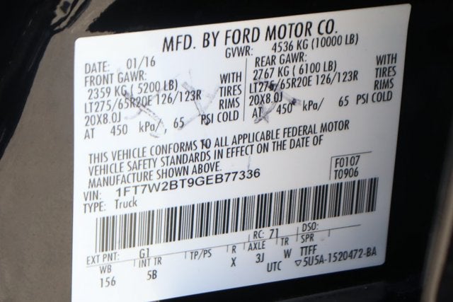 2016 Ford F-250SD Lariat