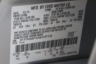 2016 Ford F-250SD XLT