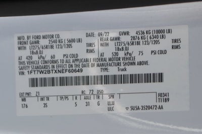 2022 Ford F-250SD XLT