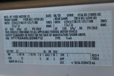 2020 Ford F-250SD XL