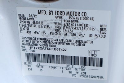 2012 Ford F-250SD XLT