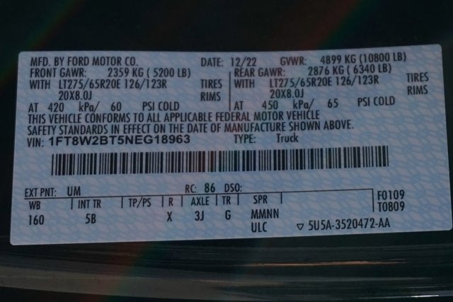 2022 Ford F-250SD Lariat