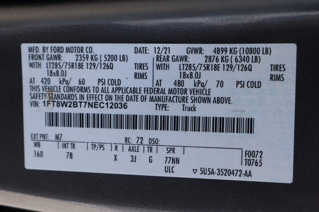 2022 Ford F-250SD Platinum