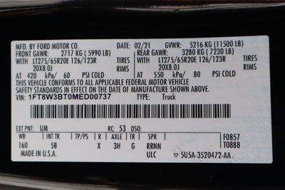 2021 Ford F-350SD Lariat