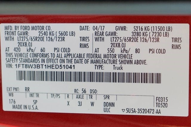 2017 Ford SUPER DUTY F-350 SRW King Ranch