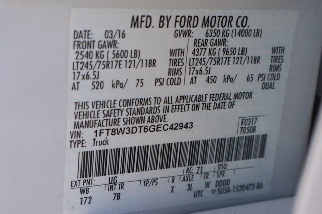 2016 Ford F-350SD Platinum