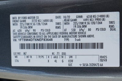 2022 Ford F-450SD Limited