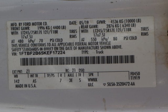 2019 Ford F-250SD XL