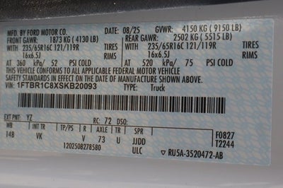 2025 Ford Transit-250 Base