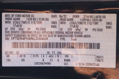 2022 Ford Ranger Lariat