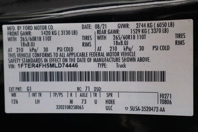 2021 Ford Ranger XL