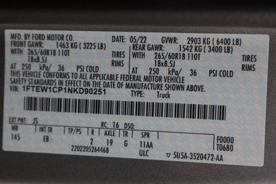 2022 Ford F-150 Lariat