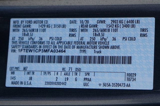 2021 Ford F-150 XL