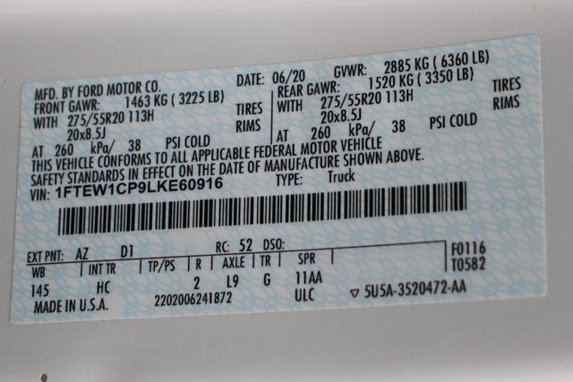 2020 Ford F-150 Lariat