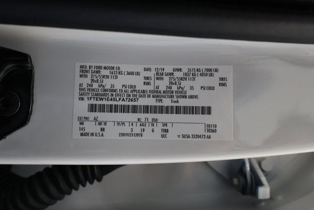 2020 Ford F-150 Platinum