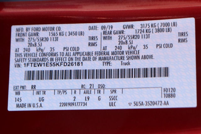 2019 Ford F-150 XLT