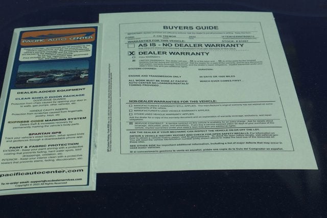 2022 Ford F-150 Tremor