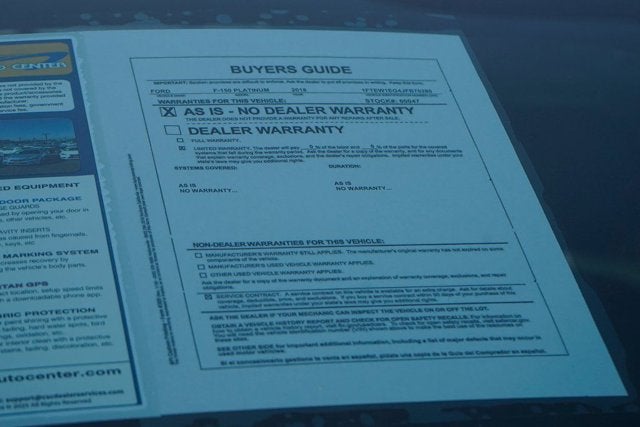 2018 Ford F-150 Platinum